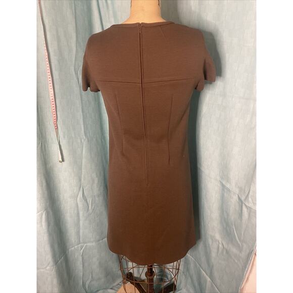 VTG MOD CAPRIEL Made in Belgium 100% WOOL DRESS With Matching Long Jacket - Picture 13 of 16